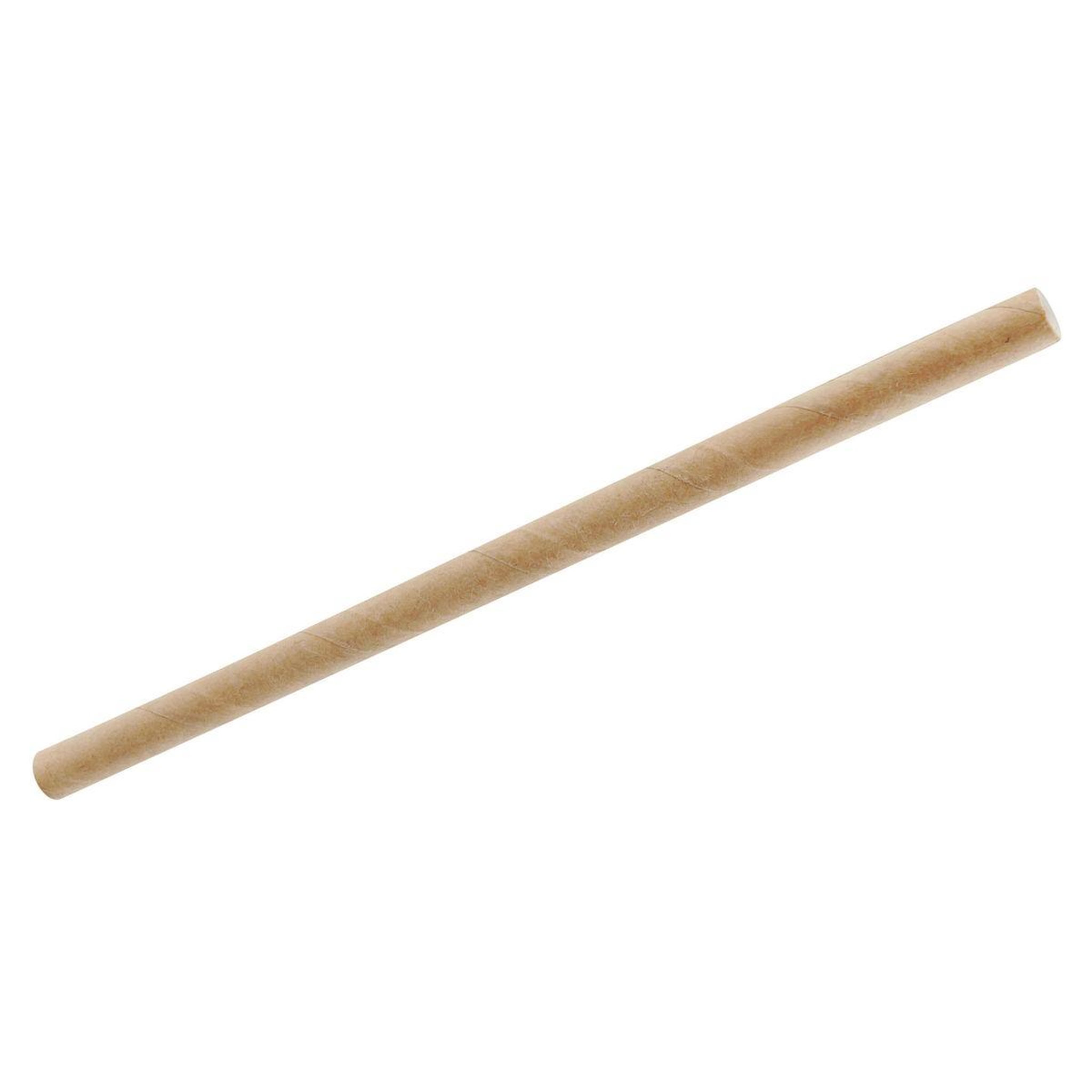 Voir la diapositive 5 : Fackelmann Boite de 50 pailles en papier rigide brun 15 cm fackelmann nature