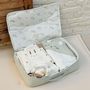 Voir la diapositive 5 : Petit Béguin Valise maternité en gaze de coton Hello Baby