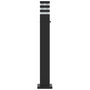 Voir la diapositive 5 : VIDAXL Lampadaires d'exterieur avec capteur 3 pcs noir 80 cm aluminium