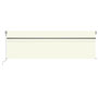 Voir la diapositive 3 : VIDAXL Auvent automatique store capteur de vent et LED 5x3 m Creme