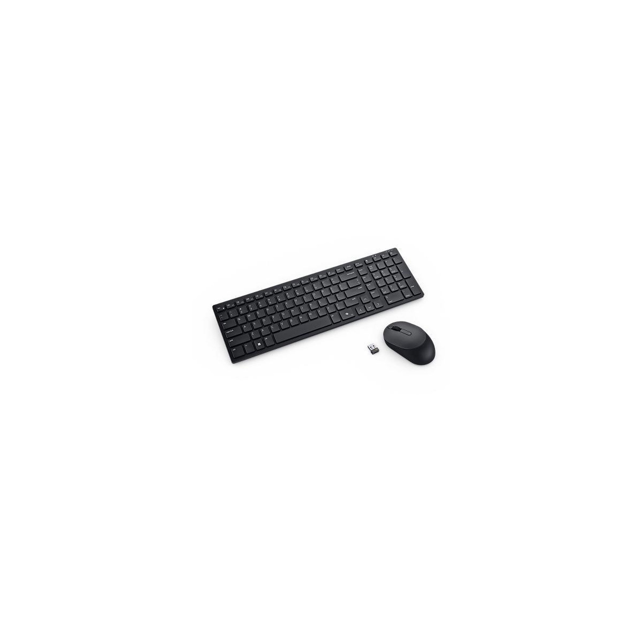 Voir la diapositive 2 : Dell Dell km555 clavier souris incluse universel rf sans fil + bluetooth qwerty italien noir