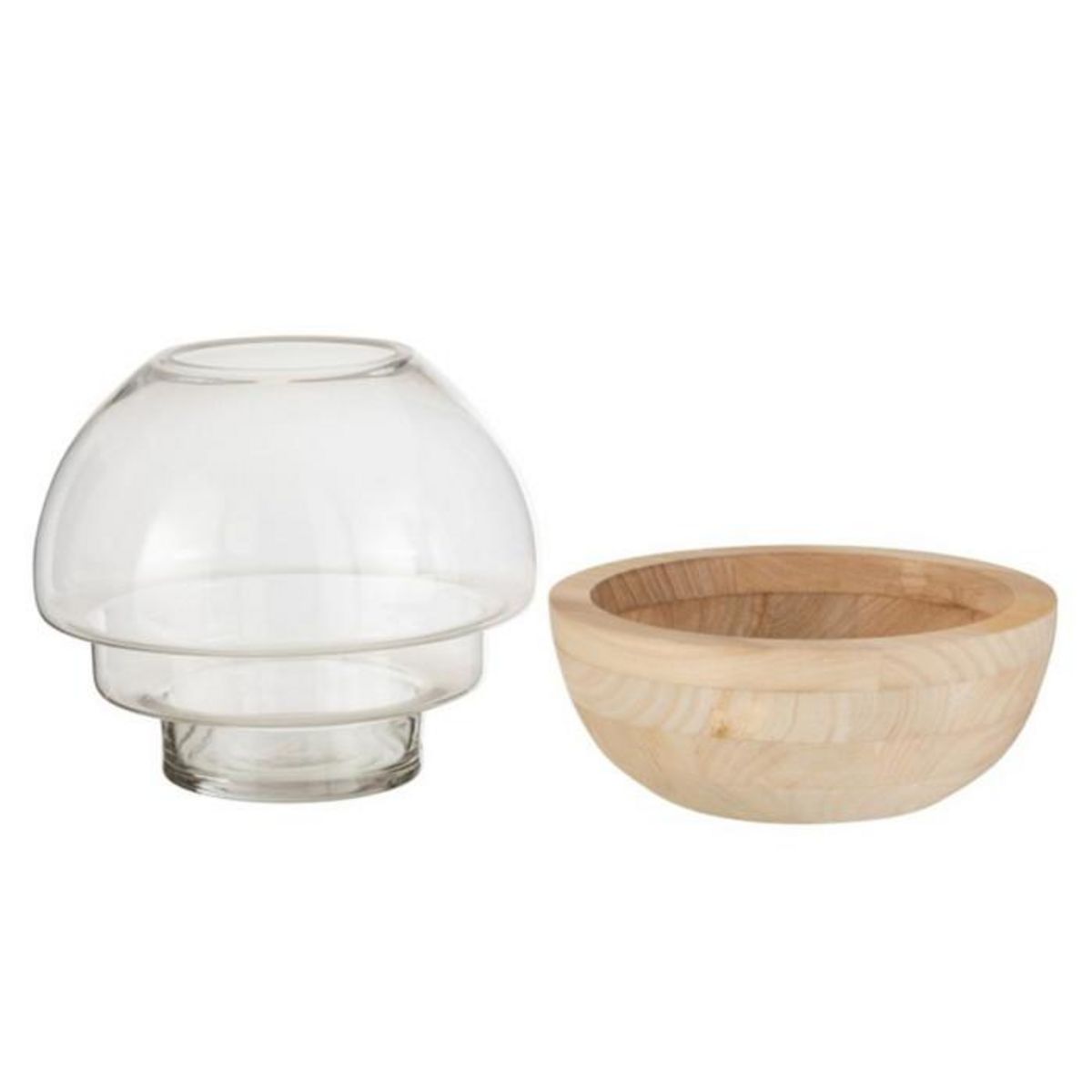 Paris Prix Vase Rond Design  Galupa  25cm Marron Clair