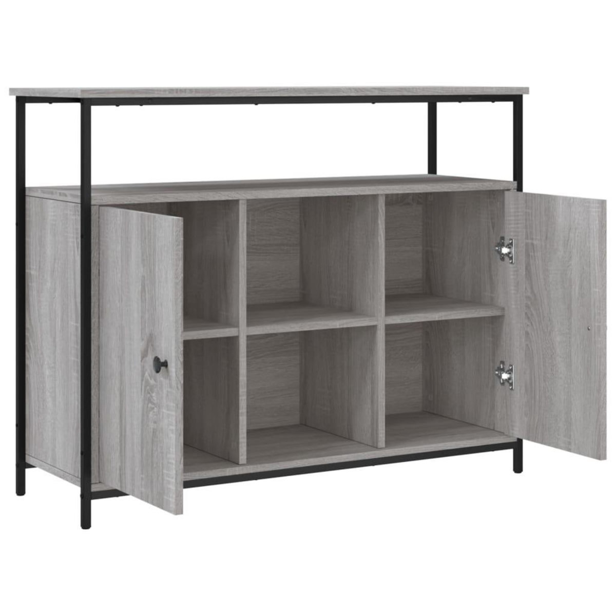 VIDAXL Buffet sonoma gris 100x35x80 cm bois d'ingenierie
