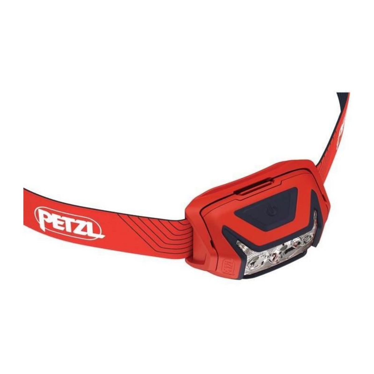 Petzl Lampe frontale - PETZL - ACTIK - Running / Trekking - 450 lumens - 3 piles AAA/LR03 incluses - Rouge