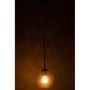 Voir la diapositive 3 : Paris Prix Lampe Suspension en Verre  Boule Pois  36cm Gris