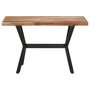 Voir la diapositive 2 : VIDAXL Table de salle a manger 120x60x75 cm Bois avec finition miel
