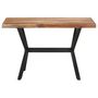 Voir la diapositive 2 : VIDAXL Table de salle a manger 120x60x75 cm Bois avec finition miel