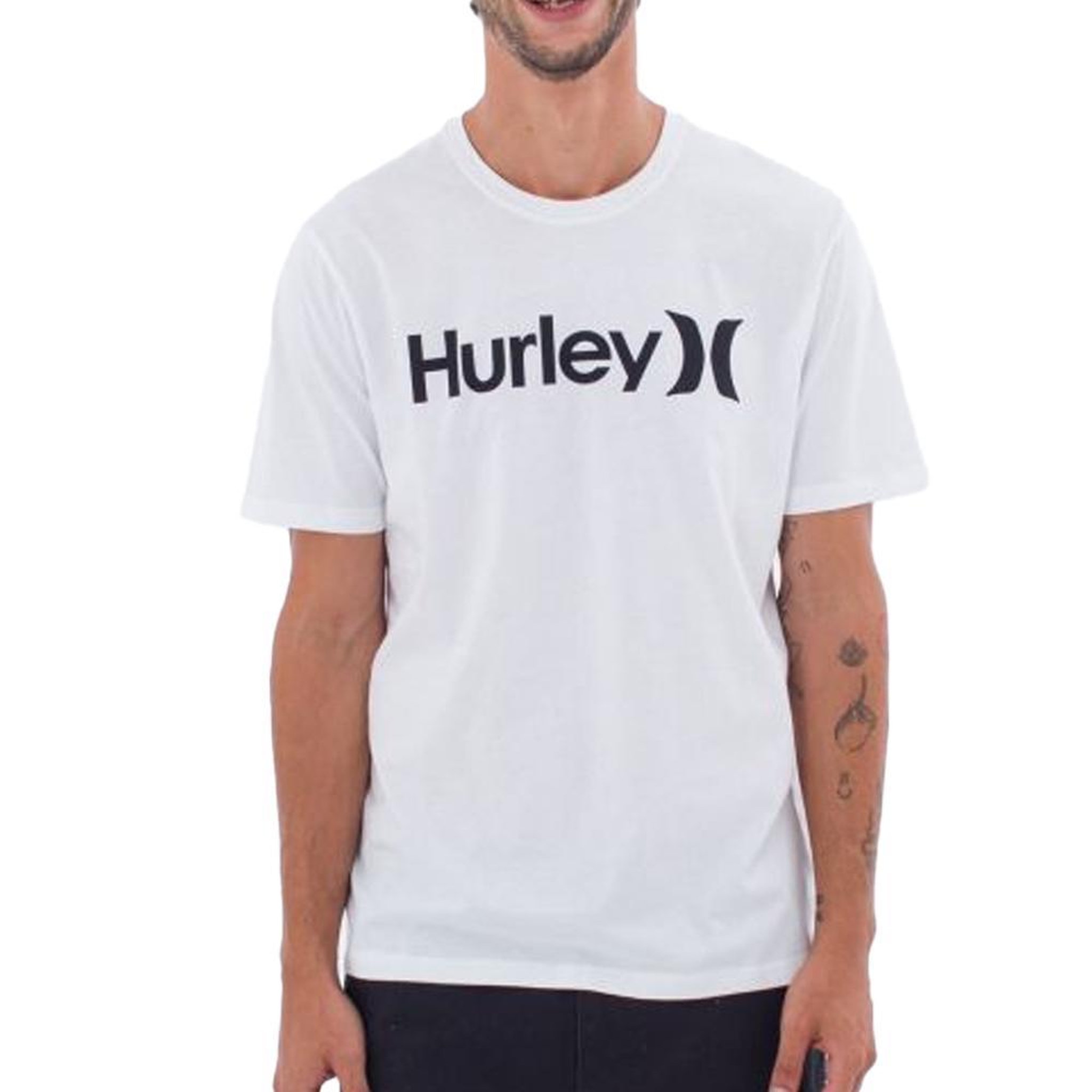 HURLEY T shirt  Homme Hurley The Box SS. Coloris disponibles : Blanc