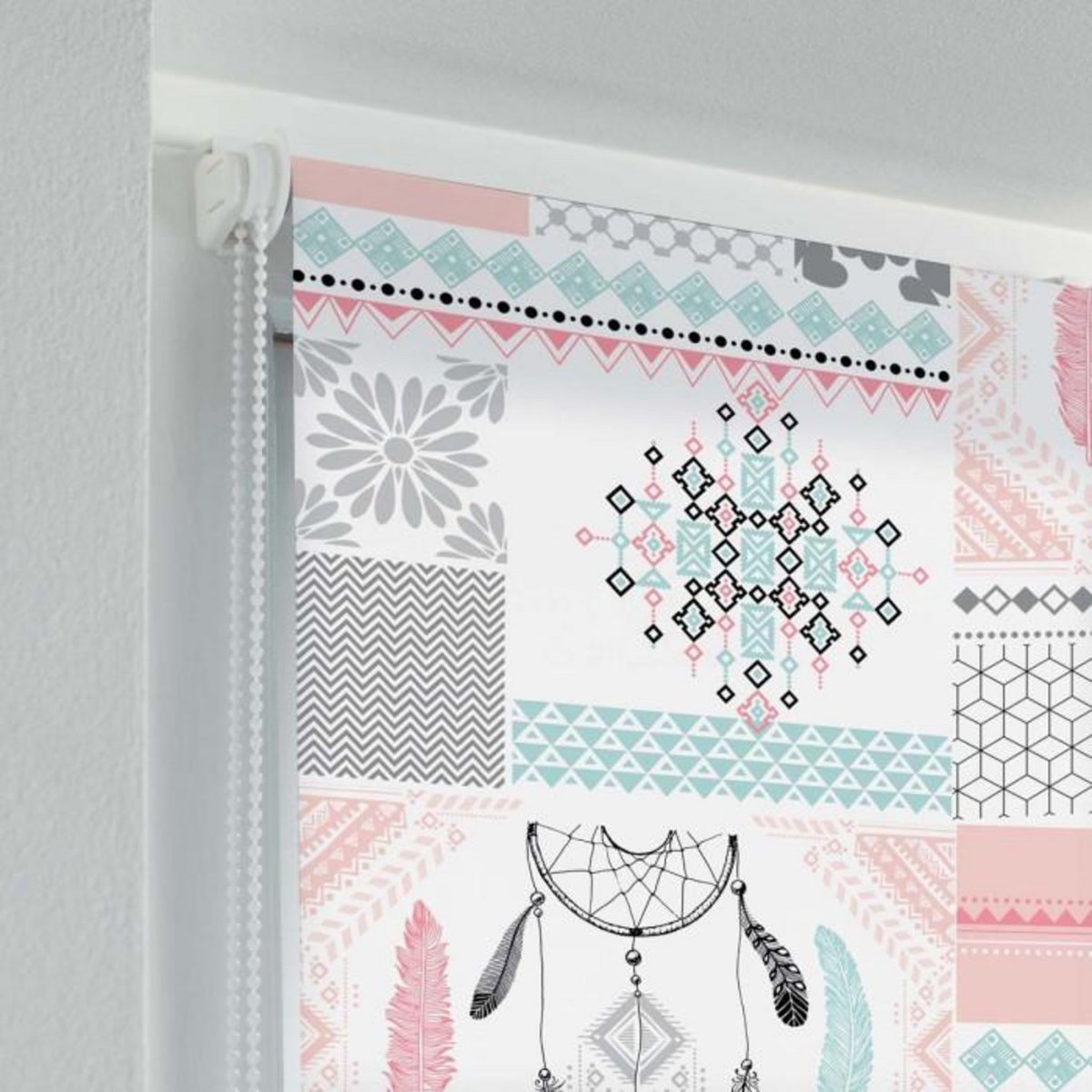 Paris Prix Store Enrouleur Tamisant  Wapo  60x180cm Multicolore