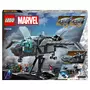 LEGO Marvel Super Heros 76248 Le Quinjet des Avengers, Jouet de Vaisseau Spatial avec Figurines, Infinity