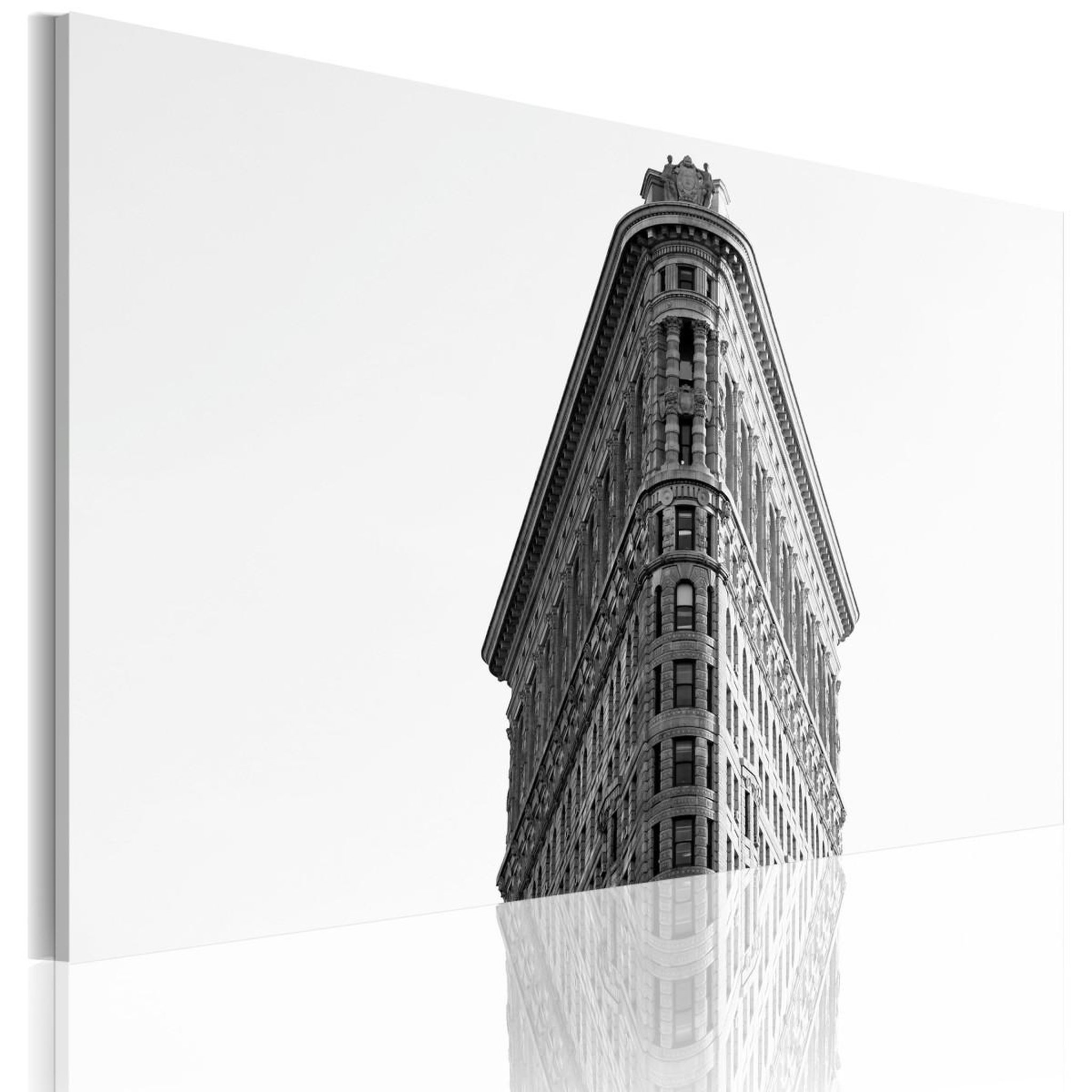 Paris Prix Tableau imprimé  flatiron building. Coloris disponibles : Multicolore