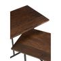 Voir la diapositive 4 : Paris Prix Lot de 2 Tables d'Appoint Gigognes  Randy  63cm Marron
