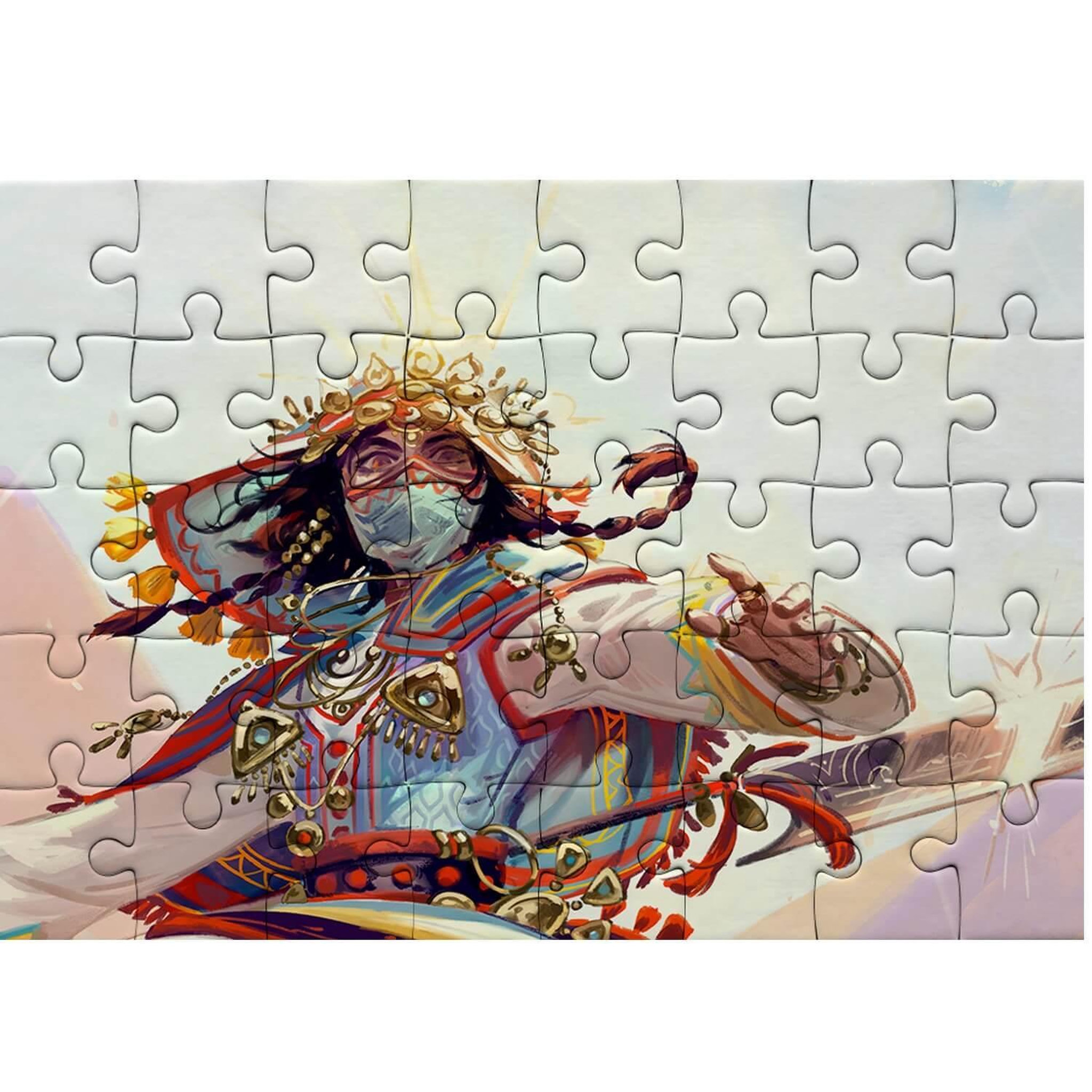 Voir la diapositive 2 : Iello Puzzle 1000 pièces Phospho Twist Dark in the Glow Desert Spirit