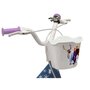 Voir la diapositive 3 : Disney La Reine des Neiges Vélo enfant 14'' - Modèle Reine des neiges  pour enfant de taille 95 à 110 cm  avec stabilisateurs - Panier avant - Porte poupée arrière - 2 freins & pneus gonflables