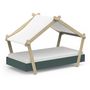Voir la diapositive 1 : Habitat et Jardin Lit cabane surélevé enfant   Lodge   - 70 x 140 cm - Vert