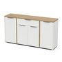 Voir la diapositive 2 : Buffet 4 portes 1 tiroirs L160 cm ILYES