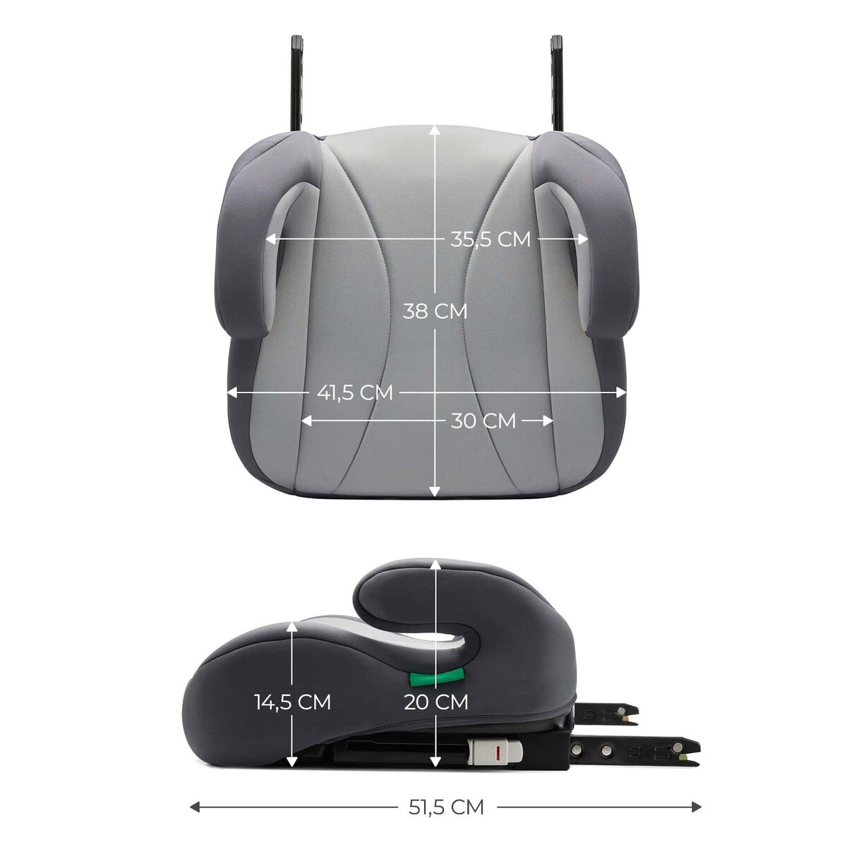 KINDERKRAFT Rehausseur auto i-size isofix r129 – modèle i-boost