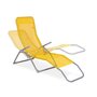 SWEEEK Lot de 2 bains de soleil pliants - Levito - Transats textilène 2 positions, chaises longues