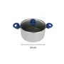 Voir la diapositive 3 : TASTY Faitout avec dosage d'huile et couvercle 24 cm Tasty Casserole