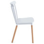 Voir la diapositive 5 : IDIMEX Lot de 4 chaises RAVI de salle à manger design