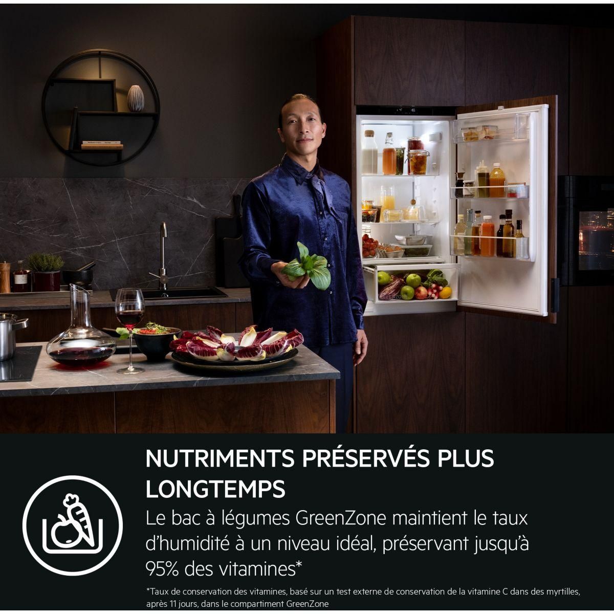 AEG Réfrigérateur combiné encastrable NSC9V181CS MultiChill