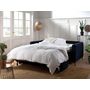 Voir la diapositive 3 : LISA DESIGN Owen - canapé 3 places convertible express couchage quotidien 140 cm matelas 12 cm en velours