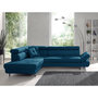Voir la diapositive 2 : BEST MOBILIER Lisbona - canapé d'angle gauche convertible - 5 places - avec têtières