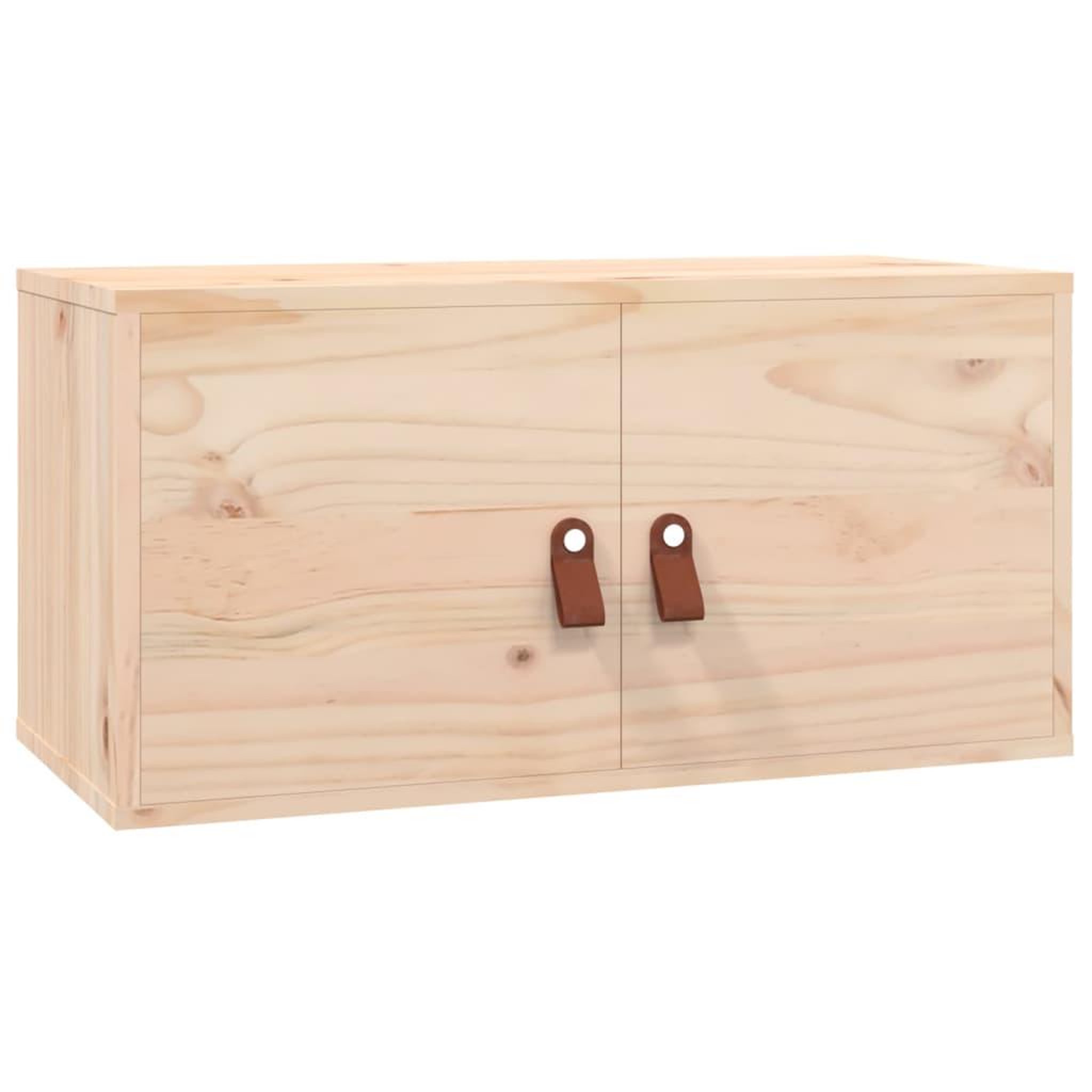 Voir la diapositive 3 : VIDAXL Armoires murales 2 pcs 60x30x30 cm Bois de pin massif