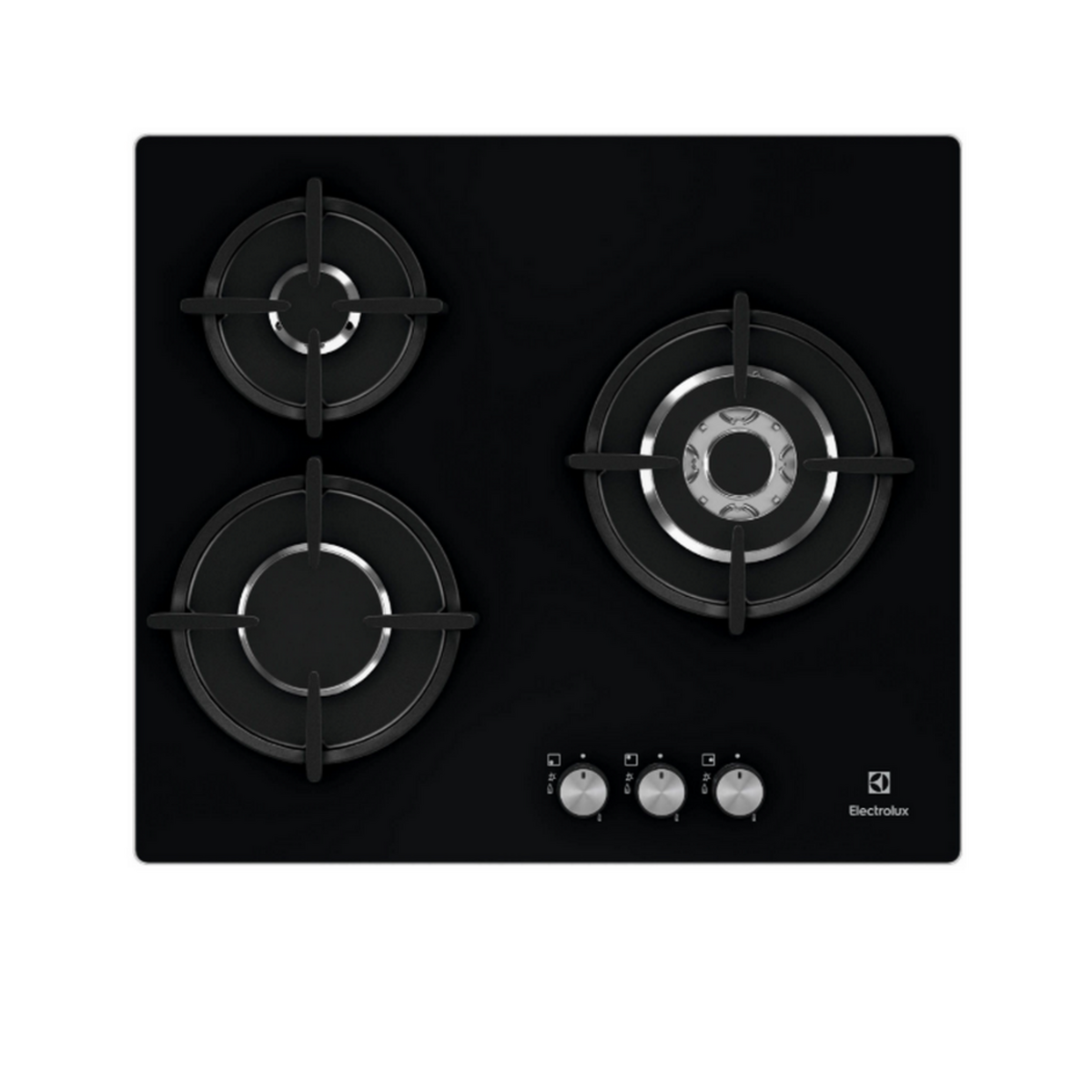 ELECTROLUX Table de cuisson gaz 56cm 3 feux noir - EGT6633NOK