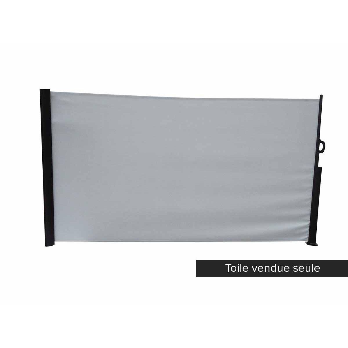 HESPERIDE Toile seule du paravent Napa 3 x 1,60 m - Gris - Hespéride