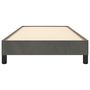 Voir la diapositive 5 : VIDAXL Cadre de lit sans matelas gris fonce 90x200 cm velours