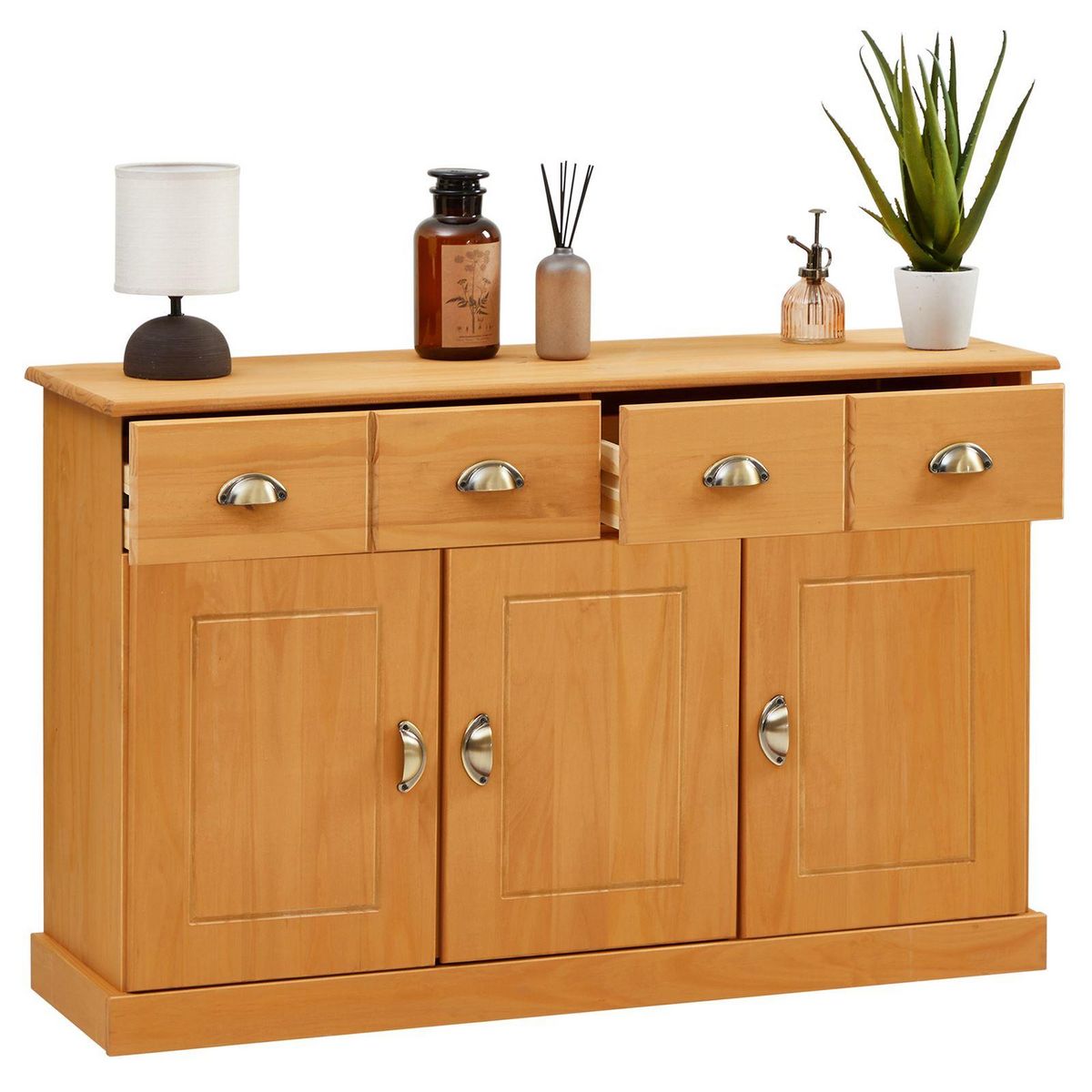IDIMEX Buffet salon PARIS L116cm bois massif