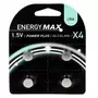 ENERGY MAX Lot de 4 Piles R44  Alcaline  1cm Vert