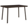 Voir la diapositive 1 : VIDAXL Table basse de jardin rectangulaire marron 60x40x37 cm rotin