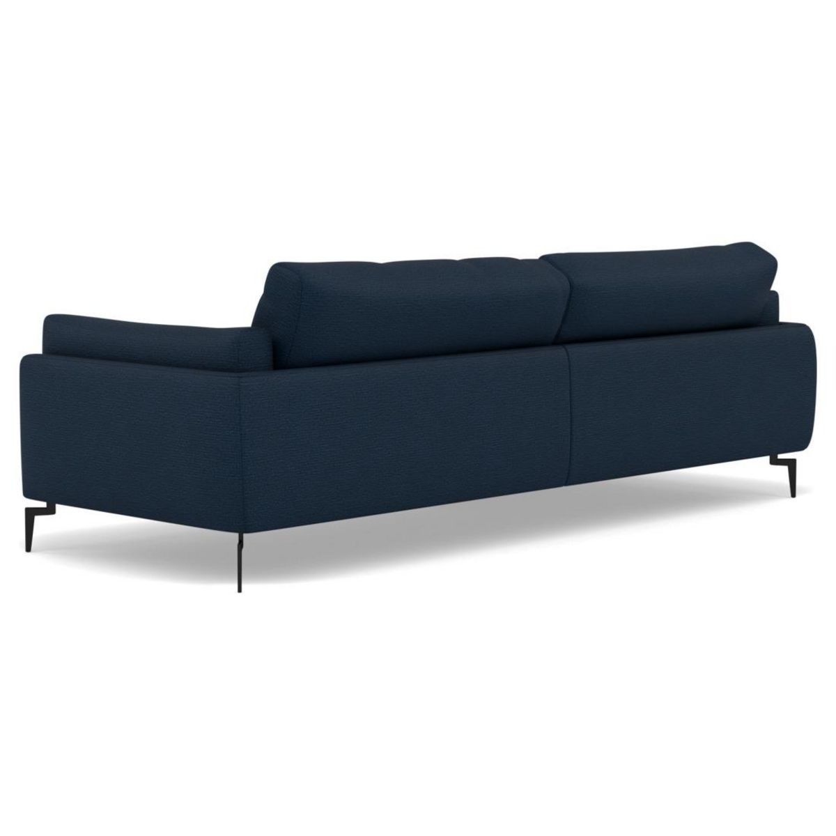 LISA DESIGN Carlos - canapé d'angle gauche 4 places ultra moelleux en tissu texturé