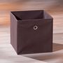 Voir la diapositive 2 : Paris Prix Boîte de Rangement Pliable  Kase  32cm Marron