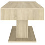 Voir la diapositive 5 : VIDAXL Table basse chene sonoma 96x50x45 cm bois d'ingenierie