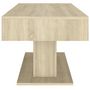 Voir la diapositive 5 : VIDAXL Table basse chene sonoma 96x50x45 cm bois d'ingenierie