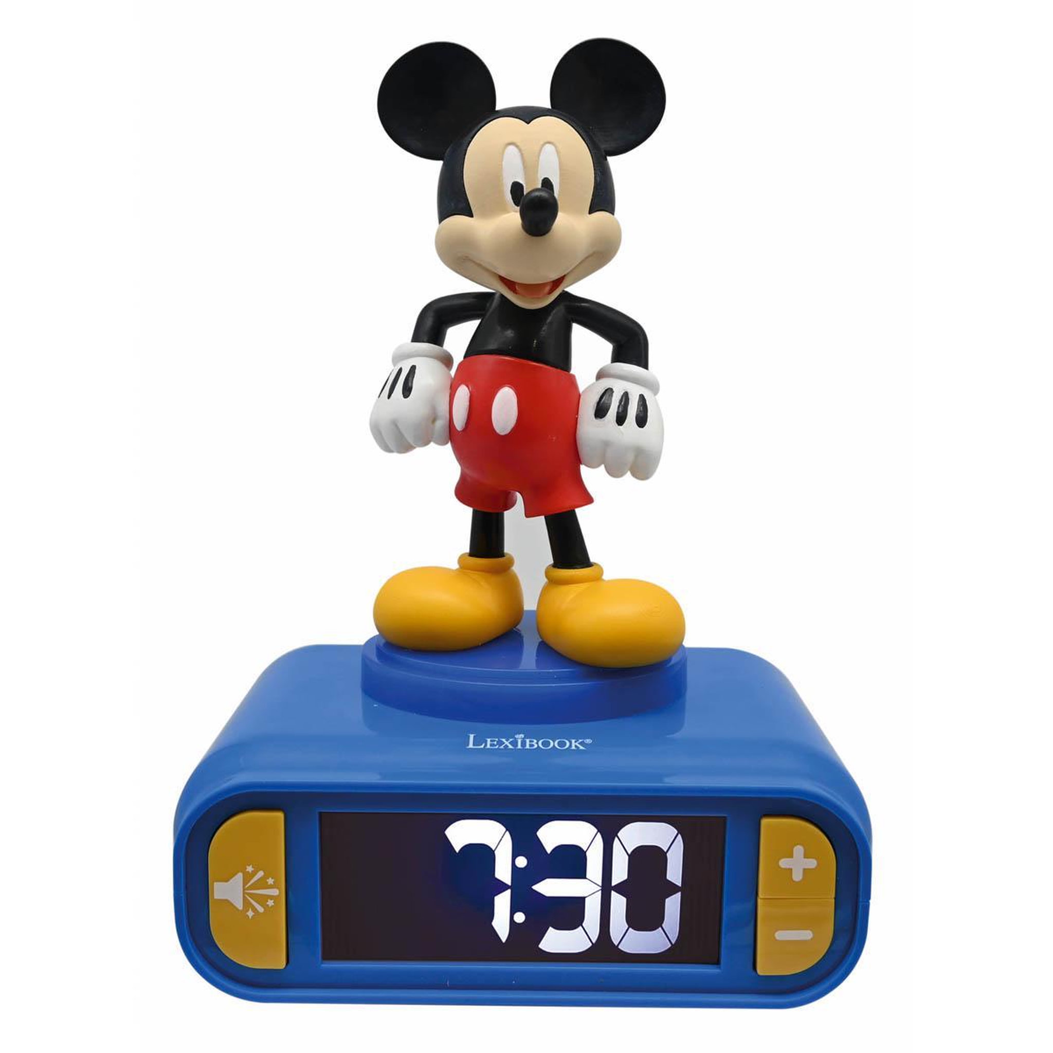 Lexibook Réveil avec veilleuse lumineuse Mickey en 3D