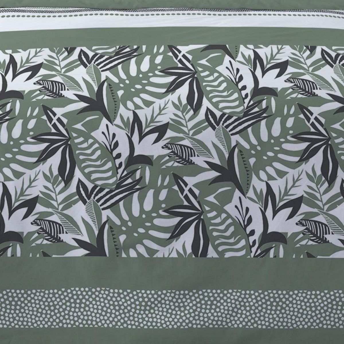 Dourev Housse de couette 240x220 PALMIRO + 2 taies 100% coton