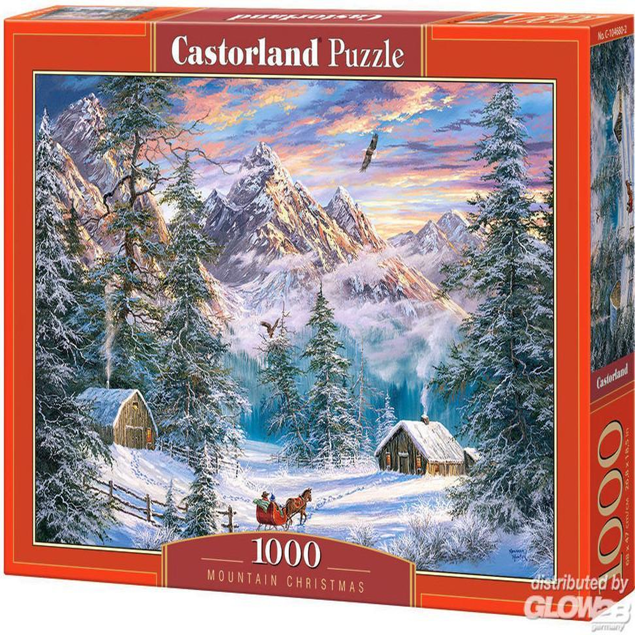 Voir la diapositive 3 : Castorland Puzzle 1000 pièces : Montagnes de Noël