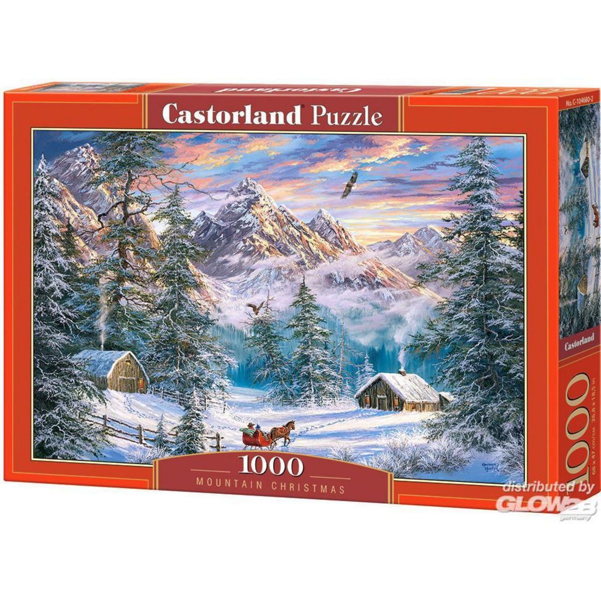 Castorland Puzzle 1000 pièces : Montagnes de Noël