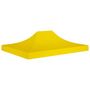 Voir la diapositive 1 : VIDAXL Toit de tente de reception 4,5x3 m Jaune 270 g/m^2