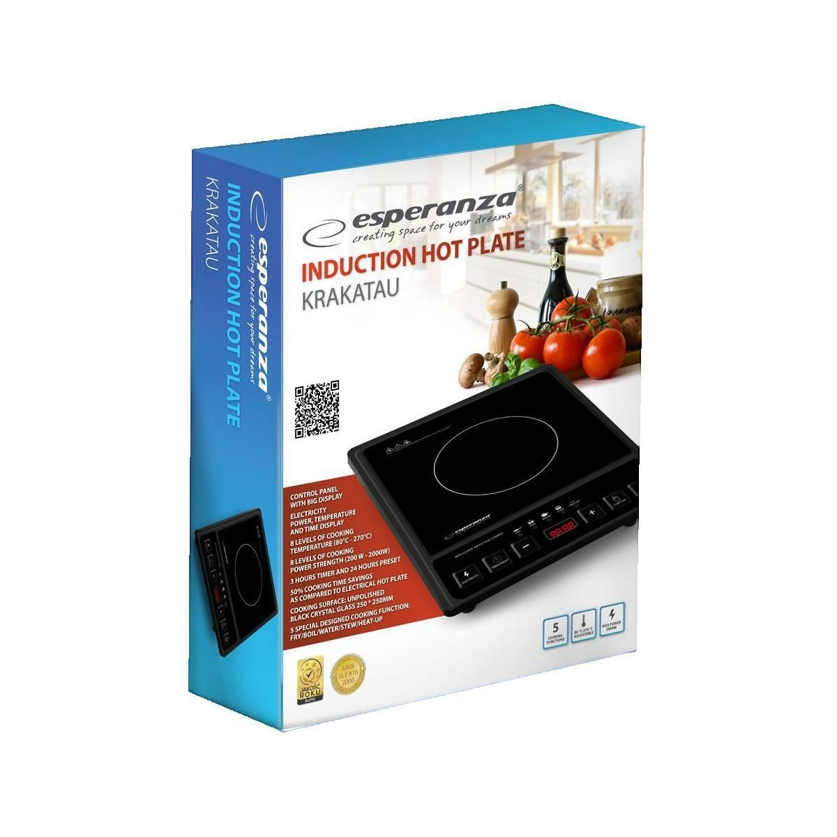 ESPERANZA Plaque à induction Esperanza EKH011 portable 2000W