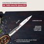 Voir la diapositive 3 : NIROSTA Ensemble de 6 Couteaux d'office en inox 20 cm en tout Nirosta Star