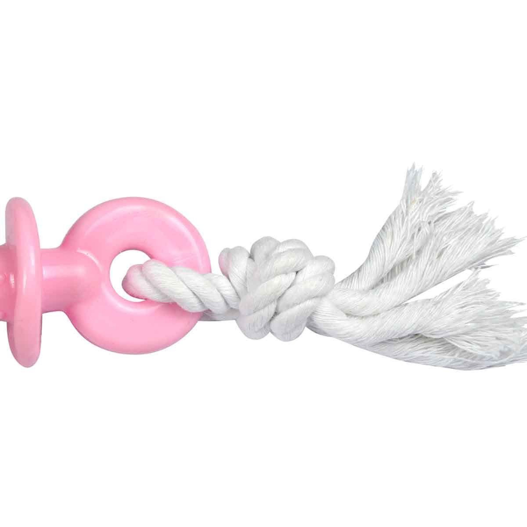 Voir la diapositive 2 : HOMEA Jouet pour chien & chat tétine  puppy  12cm rose