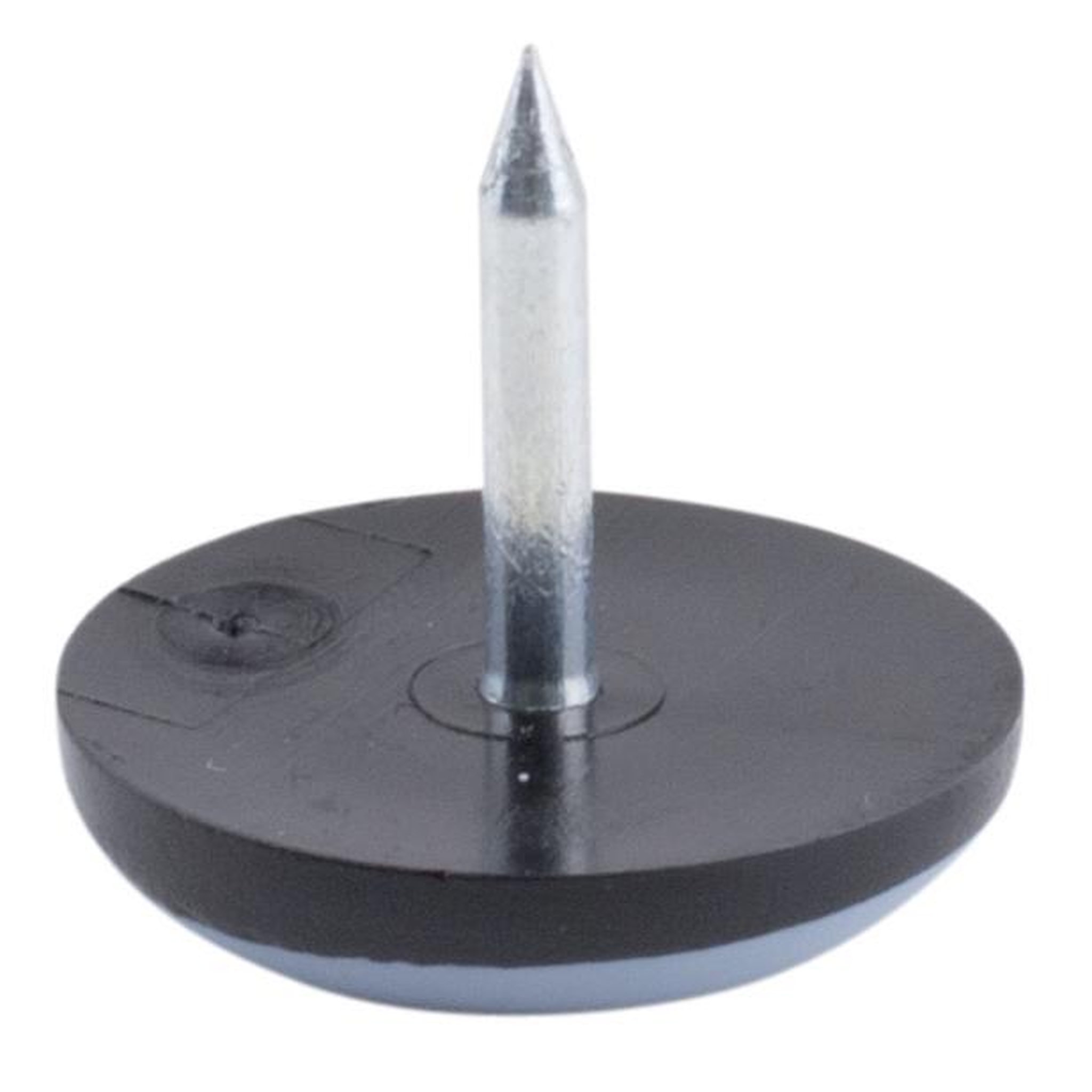 CENTRALE BRICO Patin glisseur pour pied de meuble cloué avec téflon o19mm gris
