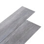 Voir la diapositive 2 : VIDAXL Dalles de plancher PVC 5,02 m^2 2 mm autoadhesif gris bois mat
