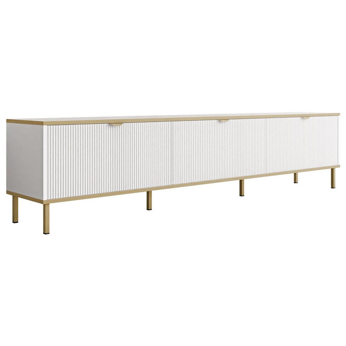 BEST MOBILIER Hope - meuble tv 202 cm - 3 portes