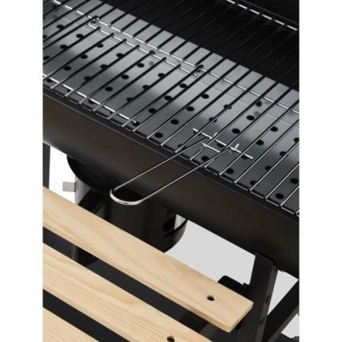 AAAAA Barbecue a charbon - COOKING BOX - MIKE EVOLUTION - 142 X 57 X 112 cm - Noir